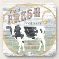 Vache vintage de crème fraîche