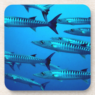 Dessous-de-verre vague tropicale de l'eau d'océan de mer profonde