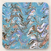 Vagues en bleu acrylique pour l'art Abstrait