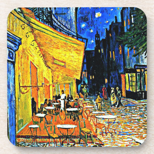Dessous-de-verre Van Gogh - Terrasse du Café (Devant)