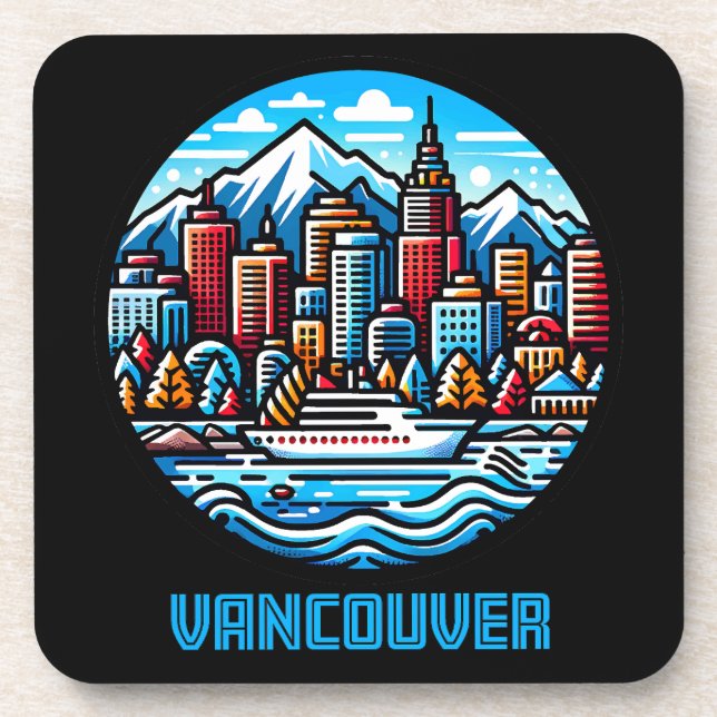Dessous-de-verre Vancouver Colombie-Britannique Canada (Devant)