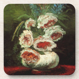 Dessous-de-verre Vase aux pivoines par Vincent van Gogh