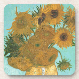Dessous-de-verre Vase avec douze tournesols de Vincent van Gogh