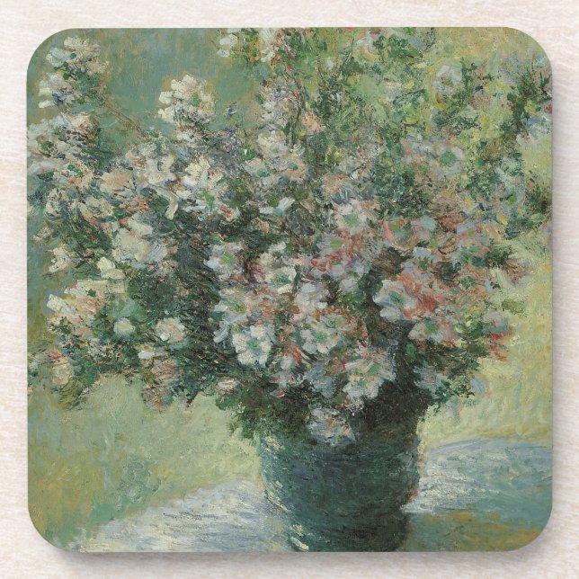 Dessous-de-verre Vase de fleurs par Claude Monet (Devant)