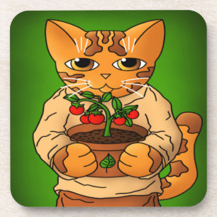 Dessous-de-verre Vegan Gardener Chat