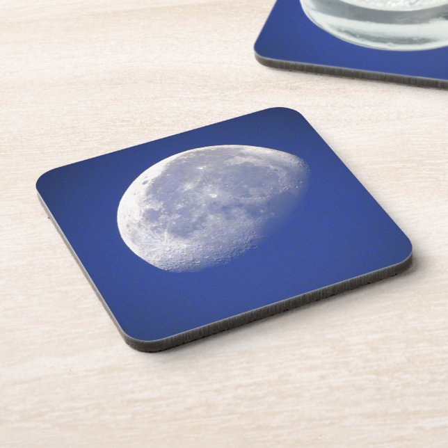 Dessous-de-verre Vers la Lune et vers l'arrière (Côté gauche)