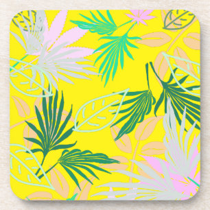 Dessous-de-verre Vibes tropicales Feuilles Plantes