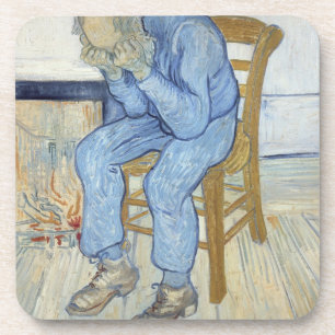 Dessous-de-verre Vieil homme de Vincent van Gogh dans la peine