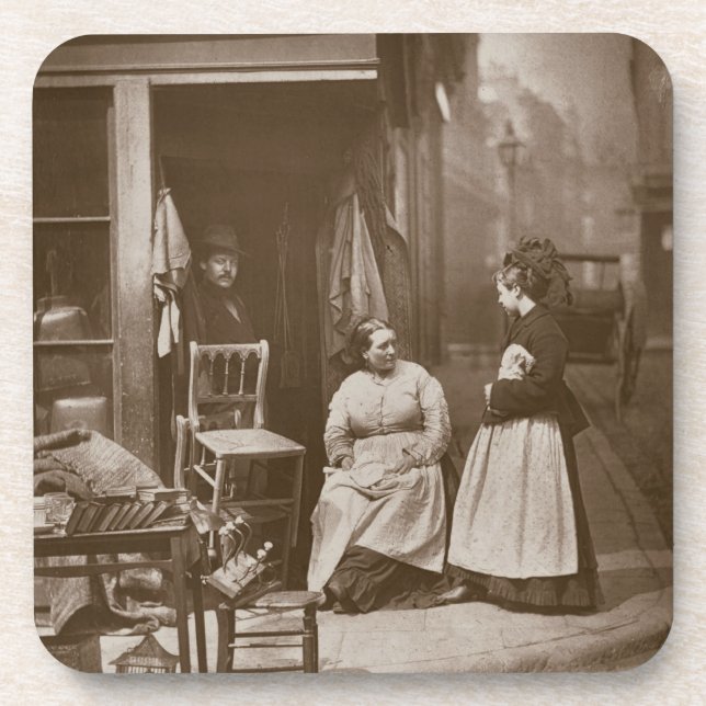 Dessous-de-verre Vieux meubles, de la "vie dans la rue à Londres", (Devant)