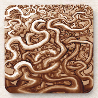 Dessous-de-verre Vignes Brown
