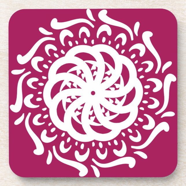 Dessous-de-verre Vin Mandala (Devant)