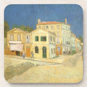 Dessous-de-verre Vincent van Gogh - La Maison Jaune (La Rue)
