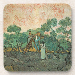 Dessous-de-verre Vincent van Gogh les récolteuses olives,