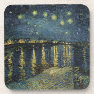 Dessous-de-verre Vincent van Gogh   Nuit étoilée sur le Rhône