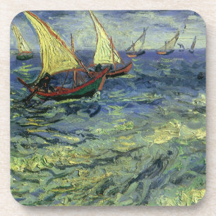 Dessous-de-verre Vincent van Gogh - Paysage marin à Saintes Maries