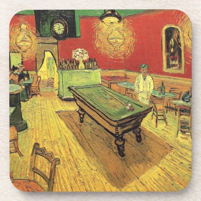 Dessous-de-verre Vincent Van Gogh - The Night Cafe Fine Art (Devant)