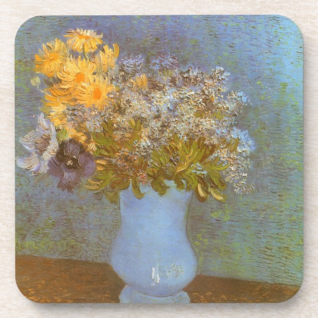 Dessous-de-verre Vincent van Gogh Vase de Lilacs, Daisées, Anémones (Devant)