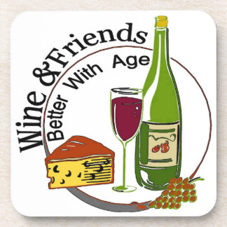 Dessous-de-verre Vins Et Amis Mieux Avec L'Âge