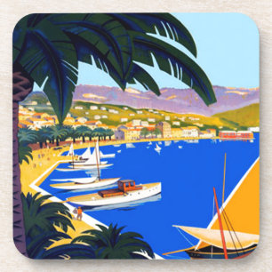 Dessous-de-verre Vintage Côte d'Azur