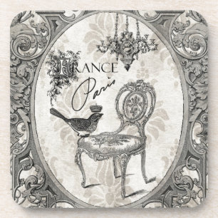 dessous de verre vintage de chaise en français