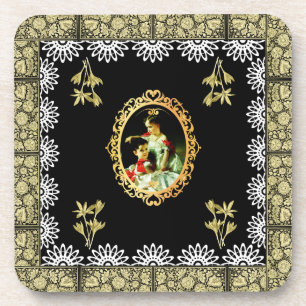 Dessous-de-verre vintage de collage