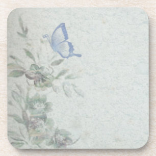 Dessous-de-verre Vintage Floral Blue Mariage