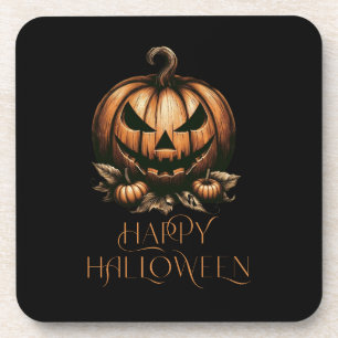 Dessous-de-verre Vintage heureux citrouille Halloween