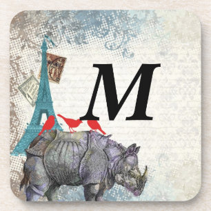 Dessous-de-verre Vintage rhino