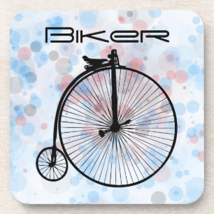 Dessous-de-verre Vintage Vélo Beverage Coaster