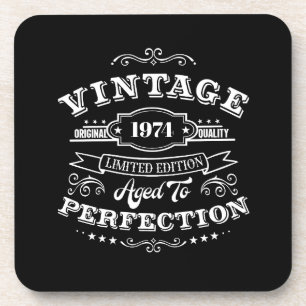 Dessous-de-verre Vintage vieilli à la perfection