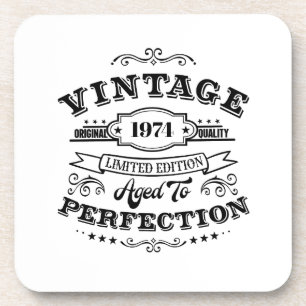 Dessous-de-verre Vintage vieilli à la perfection
