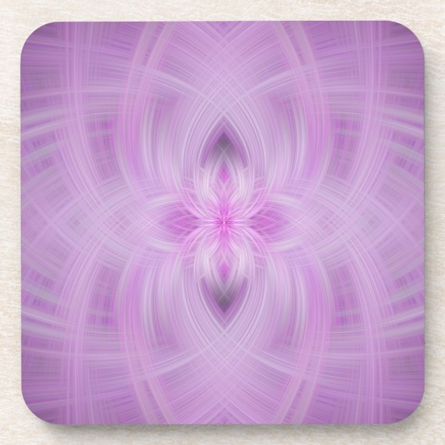 Dessous-de-verre VIOLET - Art fractal - (Devant)