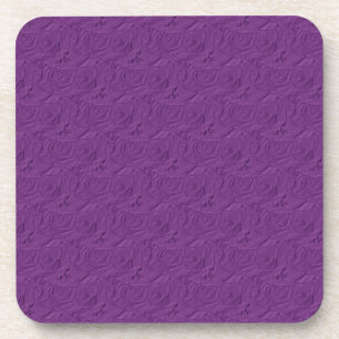Dessous de verre violet de lavande Rose incorporé