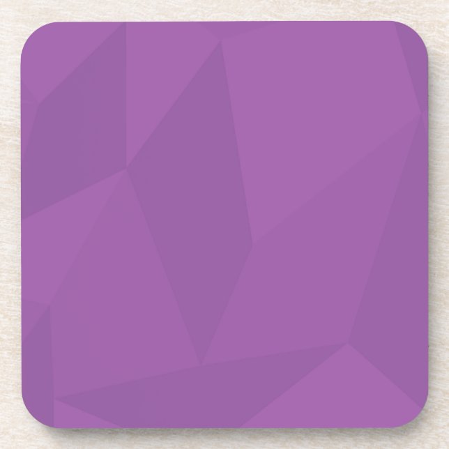 Dessous-de-verre Violet, géométrique, cool, tendance, art simple mo (Devant)