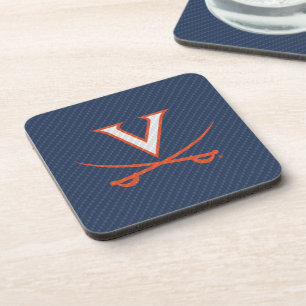 Dessous-de-verre Virginia Cavaliers Fibre de carbone