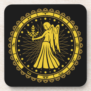 Dessous-de-verre Virgo - Signe Zodiaque - Symbole - Horoscope