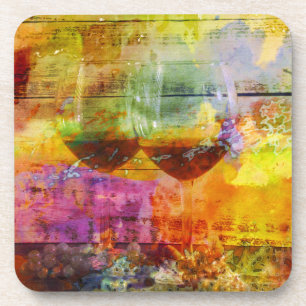 Dessous de verre viticoles en plastique