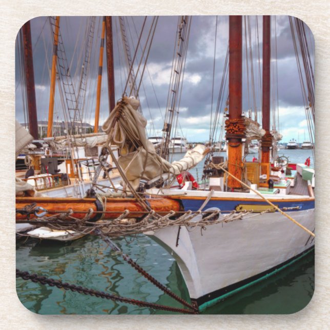 Dessous-de-verre Voiliers Morred à Key West (Devant)