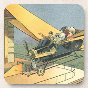 Dessous-de-verre Voiture convertible Steampunk de science-fiction v