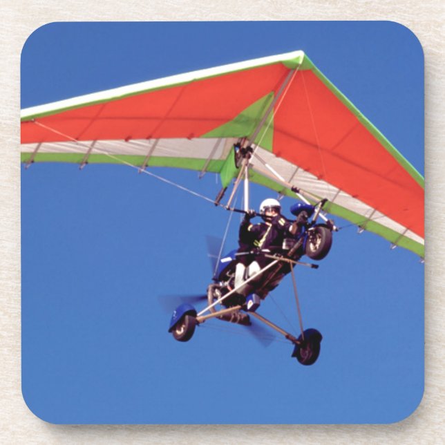 Dessous-de-verre Vol en ULM dans le ciel, Cap-Occidental (Devant)