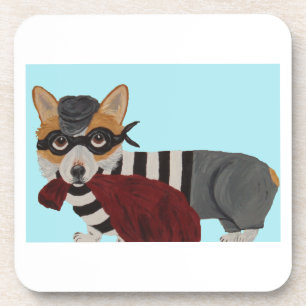 Dessous-de-verre Voleur de friandises cambrioleur Corgi gallois