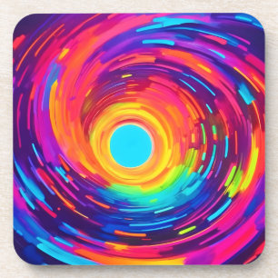 Dessous-de-verre Vortex tourbillonnant Art Abstrait