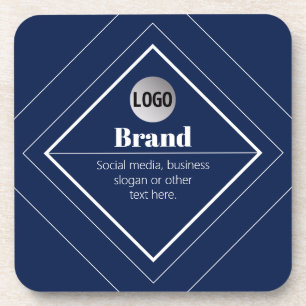 Dessous-de-verre Votre logo et design moderne personnalisable   Ble