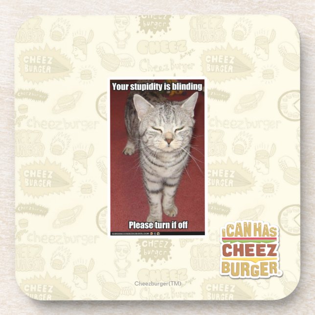 Dessous-de-verre Votre stupidité aveugle 2 (Devant)