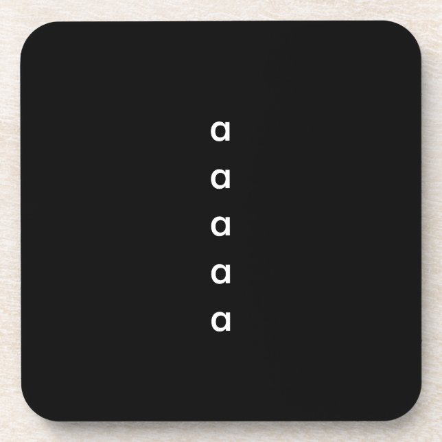 Dessous-de-verre Votre texte sélectionné (Devant)