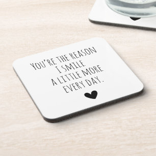 Dessous-de-verre Vous êtes le coeur de la typographie