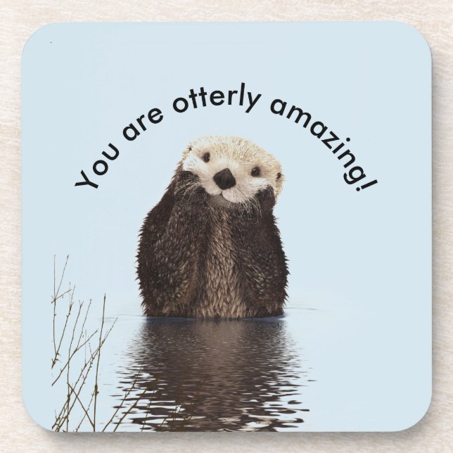 Dessous-de-verre Vous êtes Otterly Extraordinaire Funny Pun avec Cu (Devant)