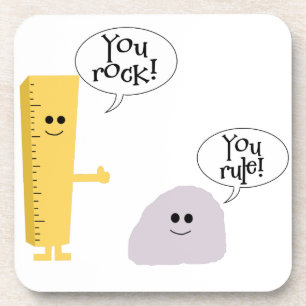 Dessous-de-verre Vous vous basculez règle