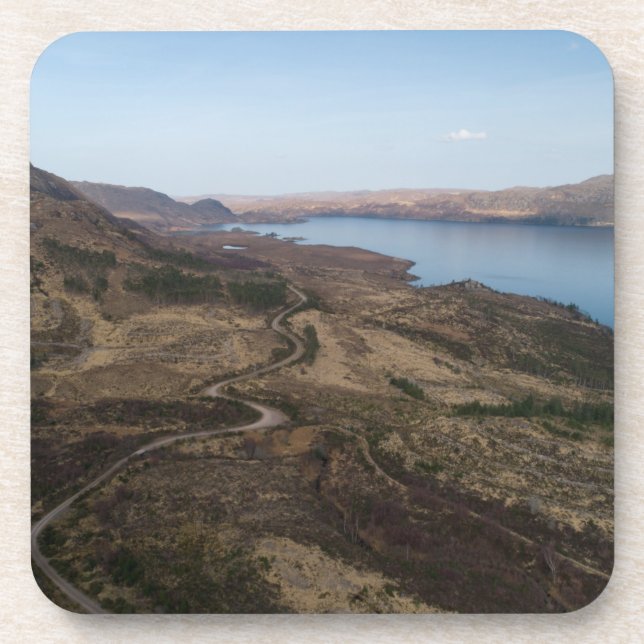 Dessous-de-verre Vue aérienne de Loch Maree (Devant)