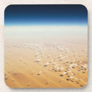 Dessous-de-verre Vue aérienne d'un désert